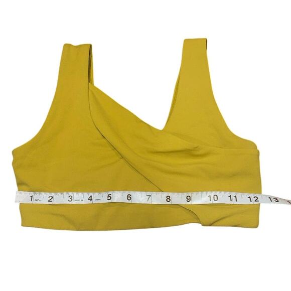 Lululemon Sz.6 Nulu Cross-Front Yoga Bra *Light Support, B/C Cups Auric Gold - Picture 5 of 8